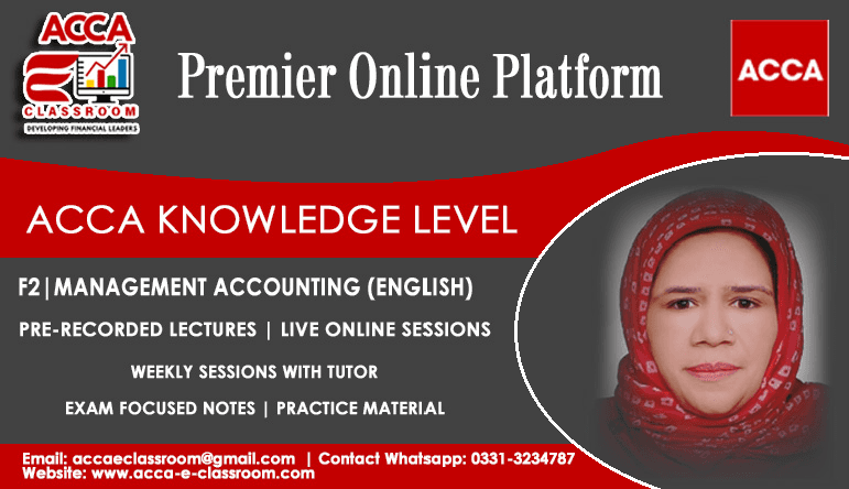 MA - Management Accounting