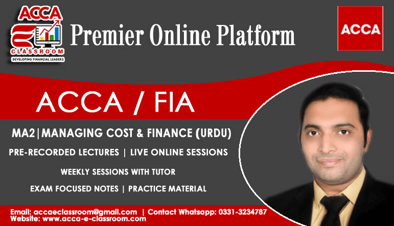 MA2 - Managing Costs and Finance